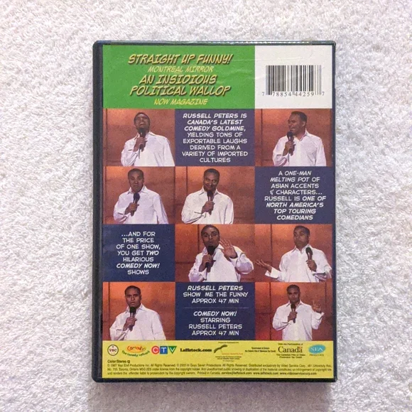 DVD Comedy Now Starring RUSSELL PETERS - Picture 2 of 3